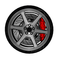 Nissan-GTR-2-wheelsNismo.gif Fichier STL Nissan GTR Nismo 2 roues・Modèle pour imprimante 3D à télécharger