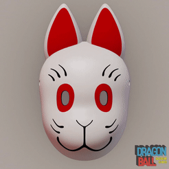 1low.gif STL file Dragon Ball - Gohan Mask-by-RUBIOSWORKSHOP・3D printing design to download