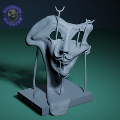 DALÍ-AUTORRETRATO.gif Файл STL АВТОПОРТРЕТ ДАЛИ С ЖАРЕНЫМ БЕКОНОМ・Модель для загрузки и 3D печати