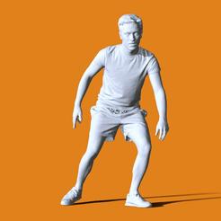 0.gif OBJ file Miniature Pose People #20・3D printer model to download, Peoples