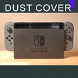 switch_dust_cover_anim.gif Файл STL Пылезащитная крышка для Nintendo Switch・Шаблон для загрузки и 3D-печати
