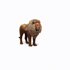 tinywow_video_32044029.gif Archivo OBJ LEON modelo 3d animado para blender-fbx-unity-maya-unreal-c4d-3ds max - Impresión 3D・Modelo para descargar e imprimir en 3D