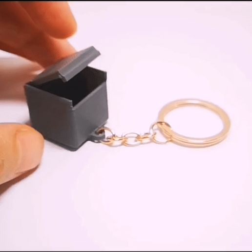 Click.gif Porte-clés Mini Box (impression en place)