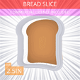 Bread_Slice~2.5in.gif Bread Slice Cookie Cutter 2.5in / 6.4cm