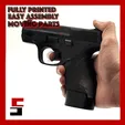 Cults3D.gif PISTOL SW MP Shield Smith & Wesson M&P MOVABLE TRIGGER PARTS articulated
