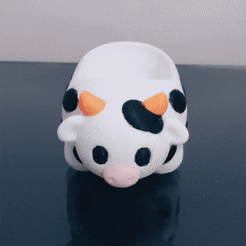 Cow2.gif 3D file Cow Pot・3D print design to download
