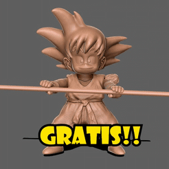 goku.gif Free STL file SON GOKU! Dragon Ball Articulated! FREE!・3D printable design to download