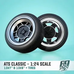0.gif ATS Classic 13x7 & 13x8 inch for 1:24 scale model cars