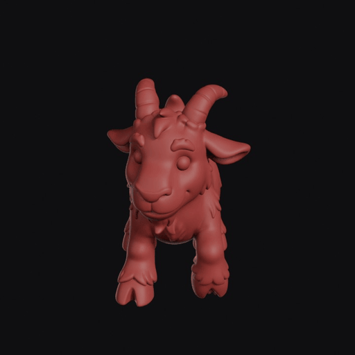 Long Horned Mountain Goat Beast