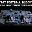 1.gif 3D FANTASY FOOTBALL DUGOUTS VOL 1 Kickstarter "Poop Bowl" Sample