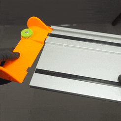 ezgif.com-gif-maker-4.gif Download STL file Vacuum Hose Guide for Parkside PTSS 1200 Plunge Saw - Track Saw Deflector • 3D print design, Tech-3D