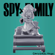 4.gif STL file Christmas Anya Forger - SPY x FAMILY・3D print object to download