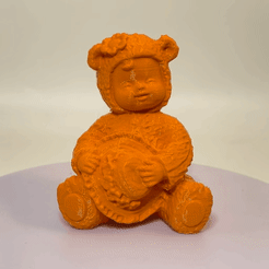20230929_113012.gif STL file Child bear costume・Template to download and 3D print