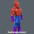 Vegeta SSJ4.gif Файл STL Vegeta Super Saiyan 4 (Easy print and Easy Assembly)・3D модель для печати скачать