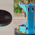 Tri-Color-Disk-with-Tree-for-3-Side-by-Side.gif Multi-Color Filament Configuration Disk: MCFCD