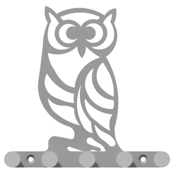 OwlGif.gif Fichier STL Porte-clés hibou・Modèle pour impression 3D à télécharger