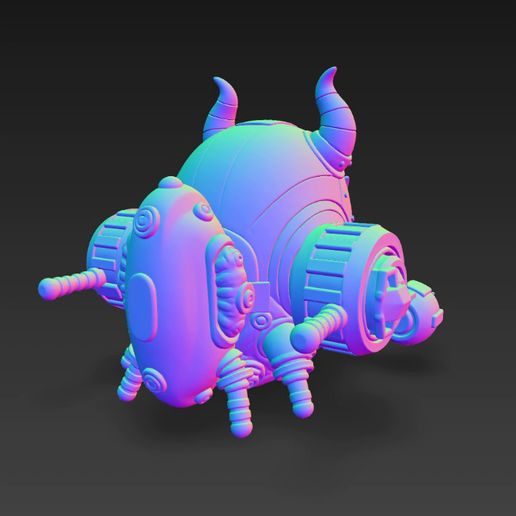 ️ Demon Flying Machine・ STL File for 3D printing・Cults
