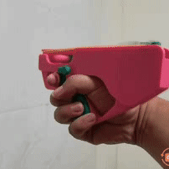 1664288628408.gif Fichier STL PISTOLET À BANDE ÉLASTIQUE À TIR UNIQUE/AUTOMATIQUE・Objet pour impression 3D à télécharger
