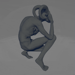 GOAT.gif Descargar archivo STL Hombre Cabra 2 • Objeto imprimible en 3D, crabconspiracy