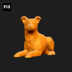 518-Collie_Smooth_Pose_08.gif Archivo STL Collie Perro Liso Impresión 3D Modelo Pose 08・Plan imprimible en 3D para descargar