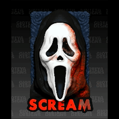 scre.gif STL file SCREAM Ghostface・3D printer model to download, GioteyaDesigns