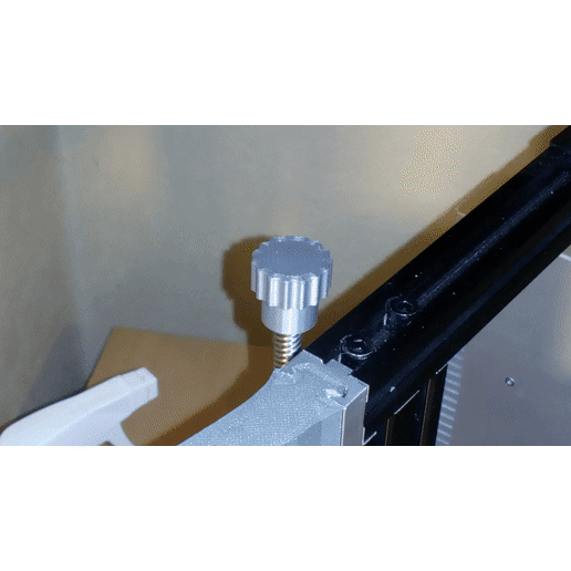 Kit Ender 3 Wire guide + threaded rod knob - 3D model önizlemesi