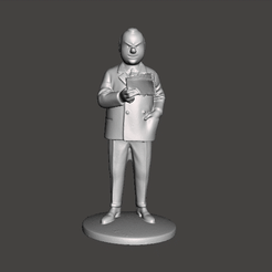 GIF.gif STL file FIGURE OF AL CAPONE THE KING OF THE GANGSTERS TINTIN IN AMERICA・3D printer model to download