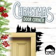 015a.gif 🎅 Christmas door corner (santa, decoration, decorative, home, wall decoration, winter) - by AM-MEDIA