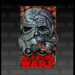 StarwarsGIF.gif STL file Star Wars Death Trooper・Model to download and 3D print, GioteyaDesigns