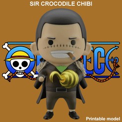 croco-1.gif Файл STL Сэр Крокодил Чиби - One Piece・3D-печатная модель для загрузки