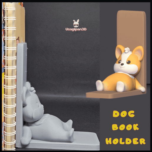 Dog Book Holder 3D model