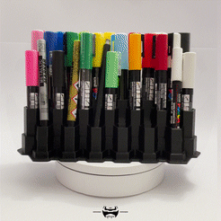 Support-POSCA.gif STL file POSCA support - STYLO・3D printer model to download, yiixpe
