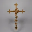 Gothic-Cross.gif Gothic Master Cross, Celtic, Medieval, Scepter, Staff