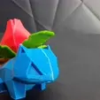 Ivysaur 3D printed.gif Ivysaur Low Poly Pokemon
