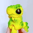 20220801_030809207_iOS.gif STL file Rexie the angry baby Trex Flexi・Model to download and 3D print