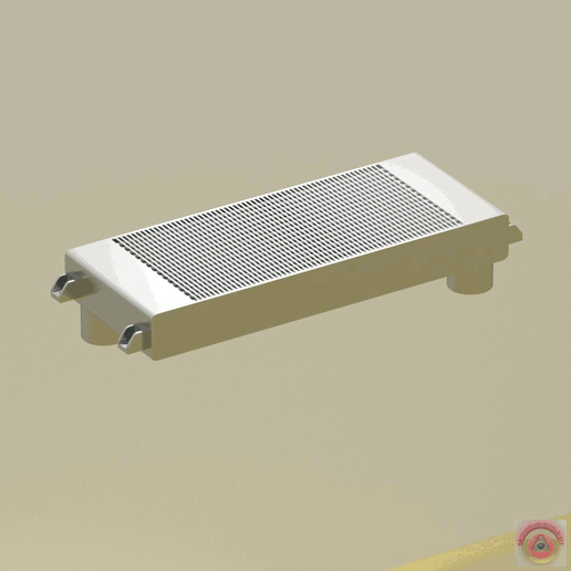 AIR INTERCOOLER RADIATOR 3D model