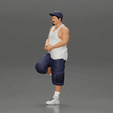 ezgif.com-gif-maker-21.gif gangster in cap and short standing in one leg leaning against car