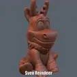 Sven-Reindeer.gif Sven Reindeer (Easy print no support)