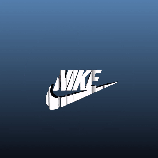 Nike Logo Just Do It Text Flip: Nike Just Do It・ STL File For