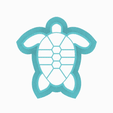 turtle____.gif Archivo 3D cortador para arcilla polimérica en 3 dimensiones en forma de tortuga・Diseño imprimible en 3D para descargar