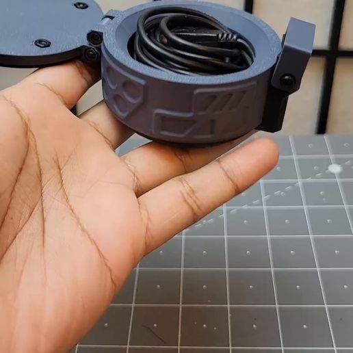 pepesican-ezgif.com-crop-video.mp4 Soda Can To Container Converter Small Cable Container 3d print