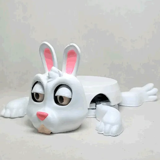 002.gif bunny  cup holder  (No Supports needed)