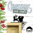 012a.gif 🎅 Christmas door corner (santa, decoration, decorative, home, wall decoration, winter) - by AM-MEDIA