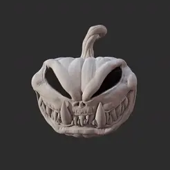Halloween-Pumpkin-1.gif Файл 3D Тыква на Хэллоуин・Модель для печати в 3D скачать