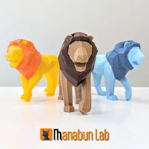 Lion_gif.gif 🦁Low Poly Lion Puzzle