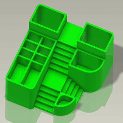 Organizer_animation.gif Fichier STL Organiseur type Manhattan Zen Garden・Modèle pour imprimante 3D à télécharger, gamework