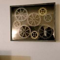 20201109_230311_1.gif Free STL file Wall Gears V2・3D printing design to download, SPEKERDUDE