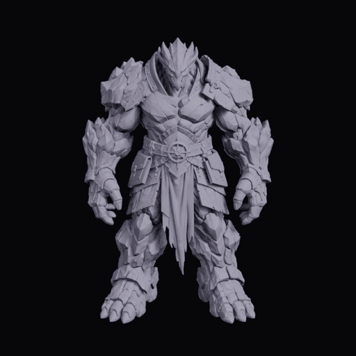 Molten Core Magma Golem Figurine