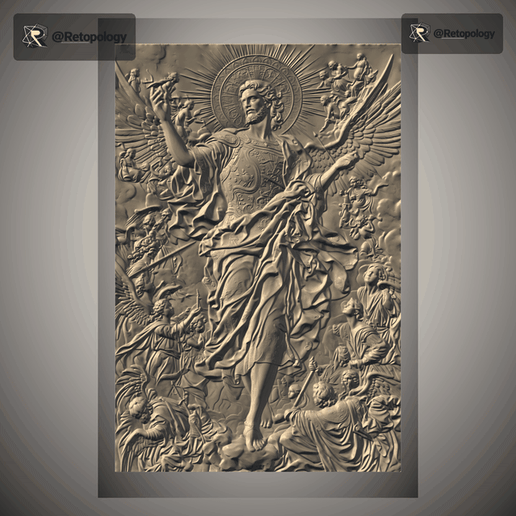 Jesus_023 | Christian Bas-Relief | Jesus Christ, God & Religious Art