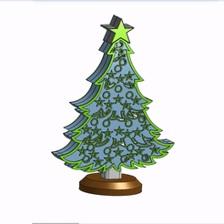 Christmas-Tree-gif.gif 3D-Datei Weihnachtsbaum・Design für den 3D-Druck zum Herunterladen
